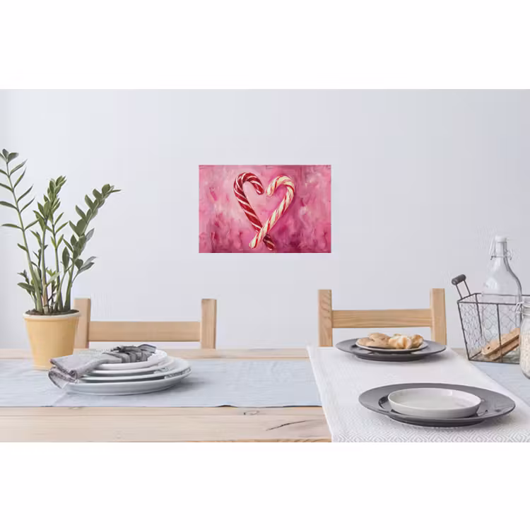 Muursticker - Snoep - Hart - Roze — 3