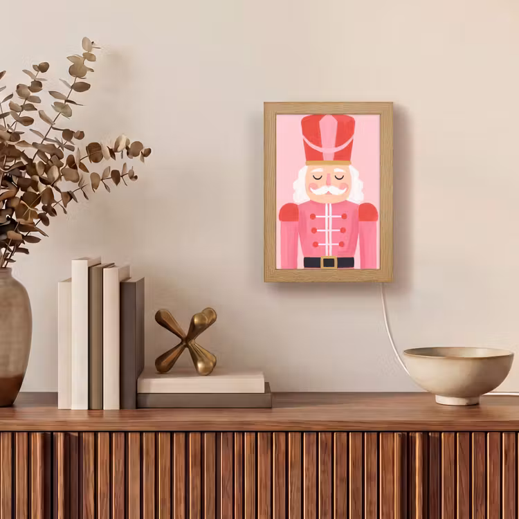 Gepersonaliseerd Lightbox - Notenkraker roze illustratie — 4