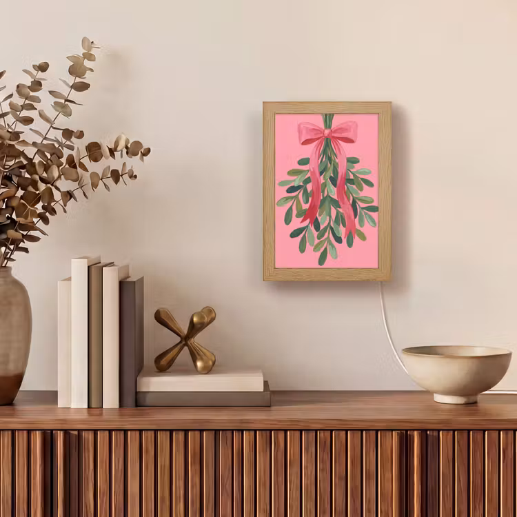 Gepersonaliseerd Lightbox - Plant - Lint - Roze — 4