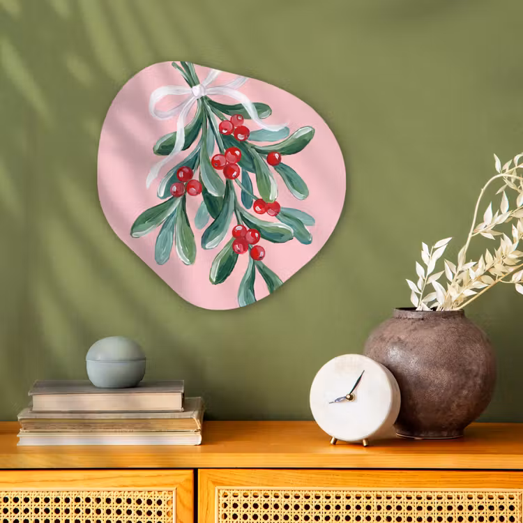Organisch schilderij forex - Plant - Kerst - Roze — 2