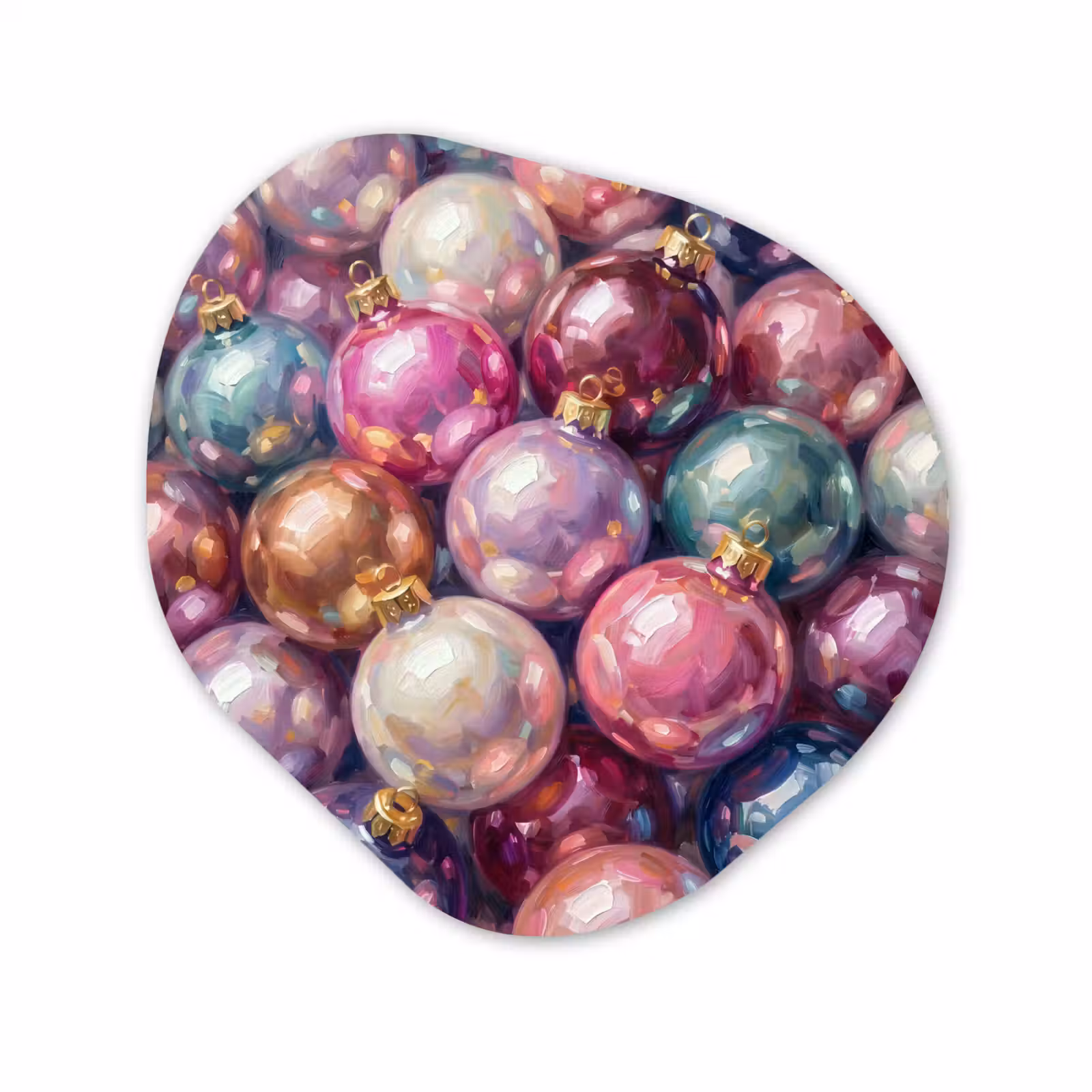 Organisch schilderij forex - Kerstdecoratie - Kleurrijk - Feest — 1