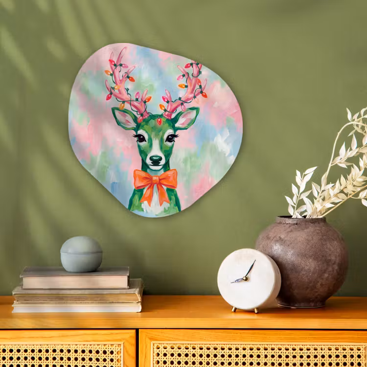 Organisch schilderij forex - Hert - Kerst - Dieren — 2