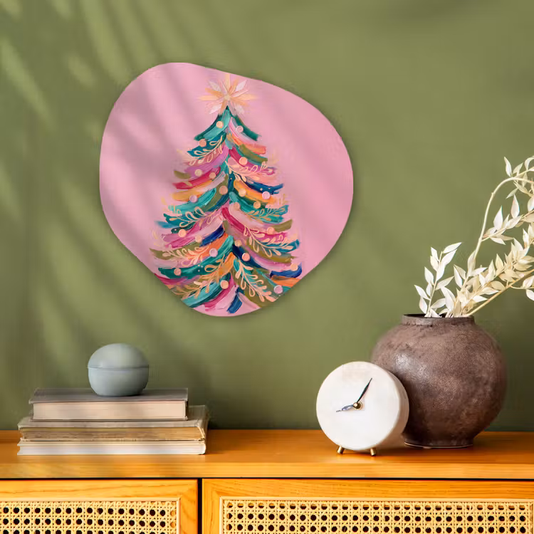 Organisch schilderij forex - Kerstboom - Abstract - Kleurrijk — 2