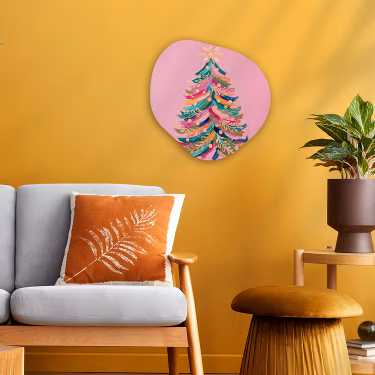 Organisch schilderij forex - Kerstboom - Abstract - Kleurrijk — 3