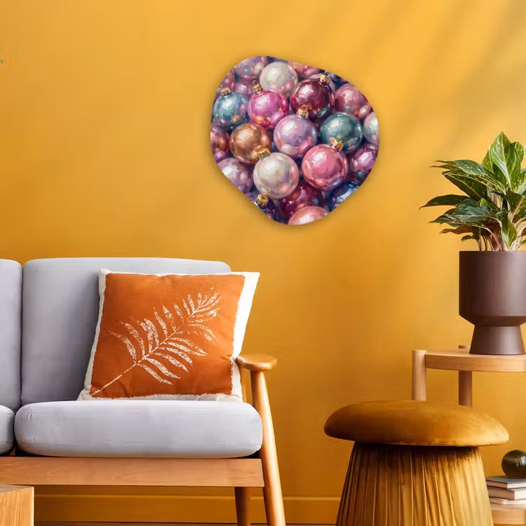 Organisch schilderij forex - Kerstdecoratie - Kleurrijk - Feest — 3