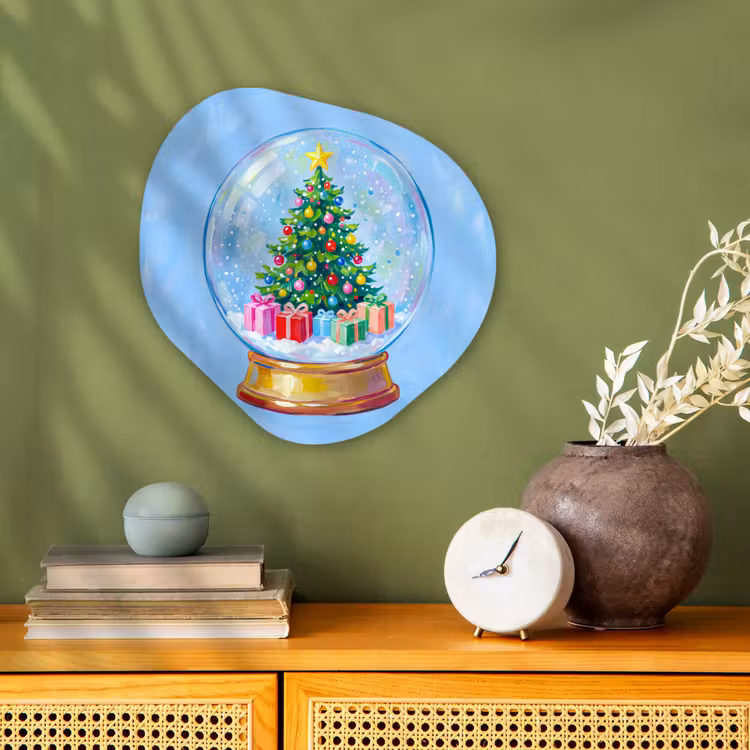 Organisch schilderij forex - Sneeuwbol - Kerst - Cadeaus — 2