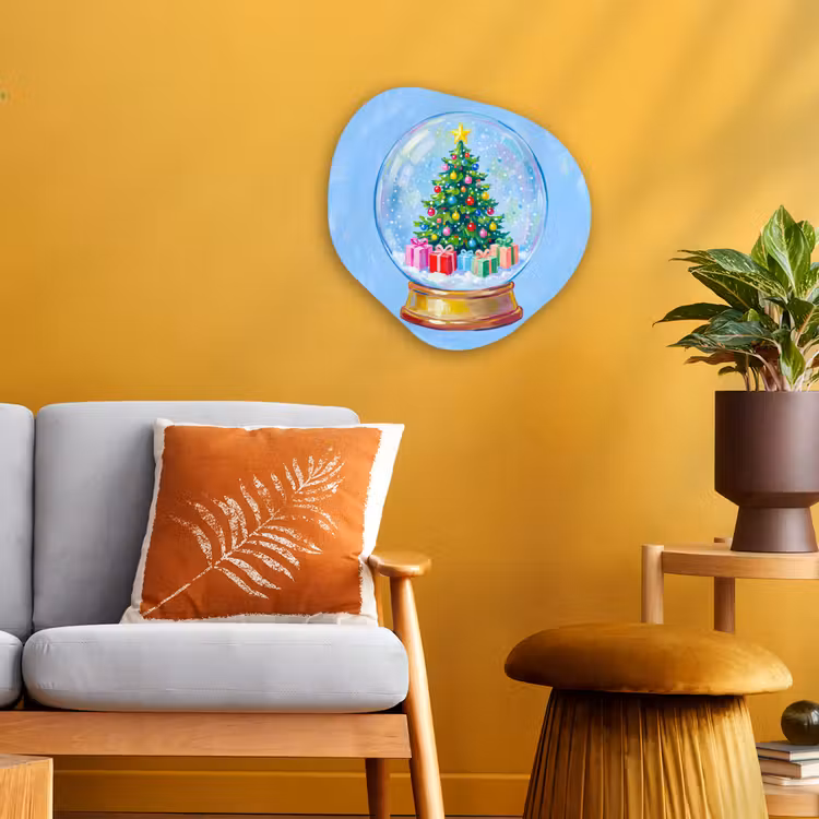 Organisch schilderij forex - Sneeuwbol - Kerst - Cadeaus — 3