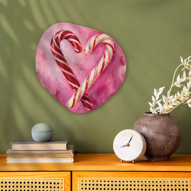Organisch schilderij forex - Snoep - Hart - Roze — 2
