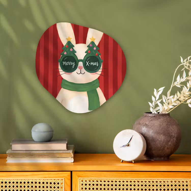 Organisch schilderij forex - Konijn - Kerst - Dieren — 2