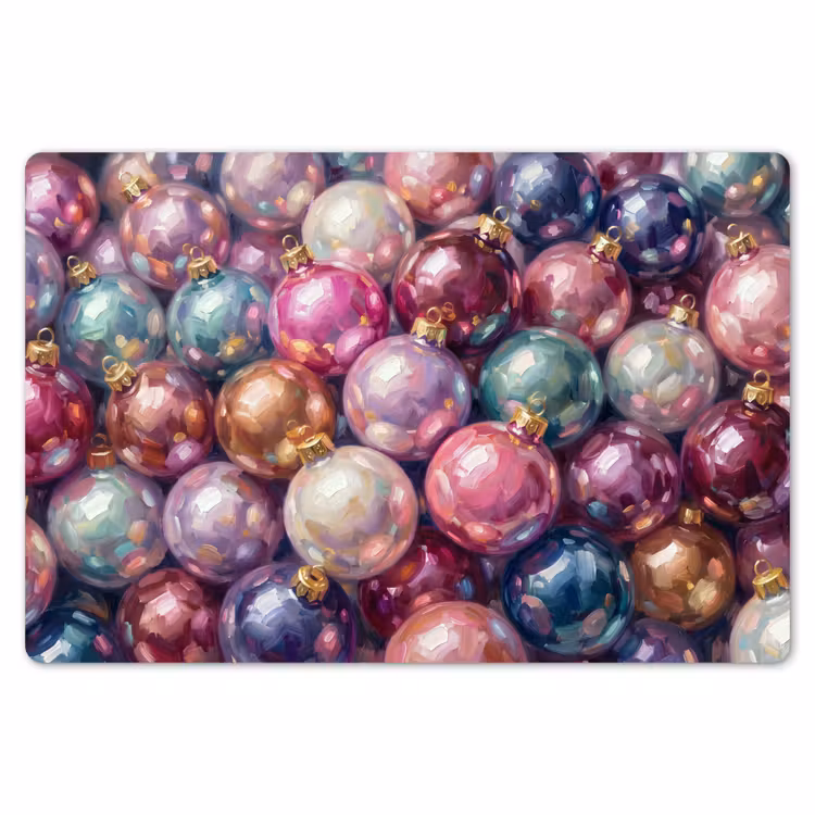 Placemat - 6 stuks - Kerstdecoratie - Kleurrijk - Feest — 7