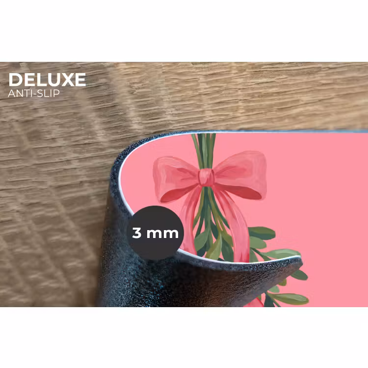 Placemat - 6 stuks - Plant - Lint - Roze — 4