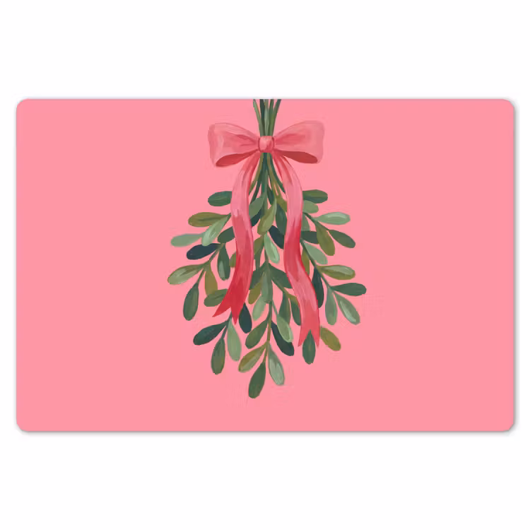 Placemat - 6 stuks - Plant - Lint - Roze — 7