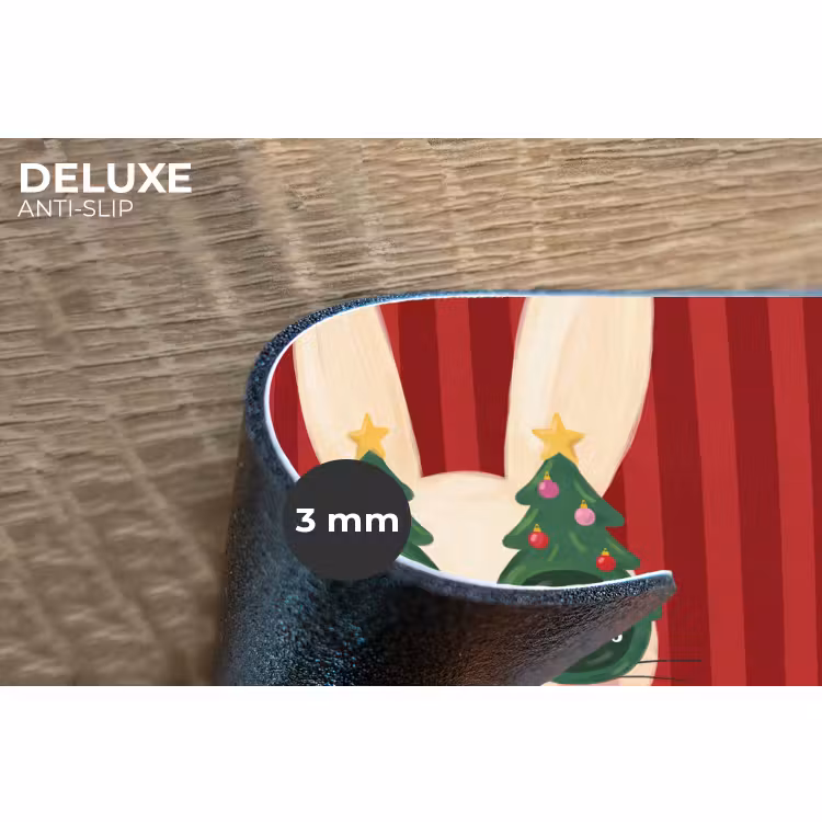 Placemat - 6 stuks - Konijn - Kerst - Dieren — 4