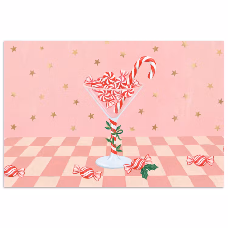 Poster - Snoep - Glas - Roze — 1