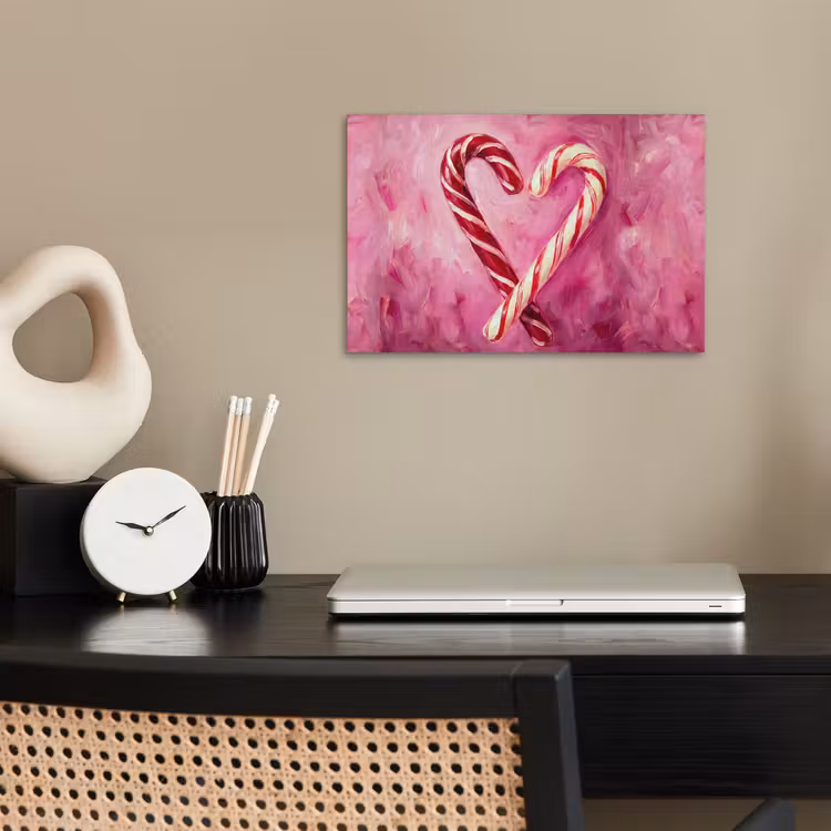 Poster - Snoep - Hart - Roze — 2