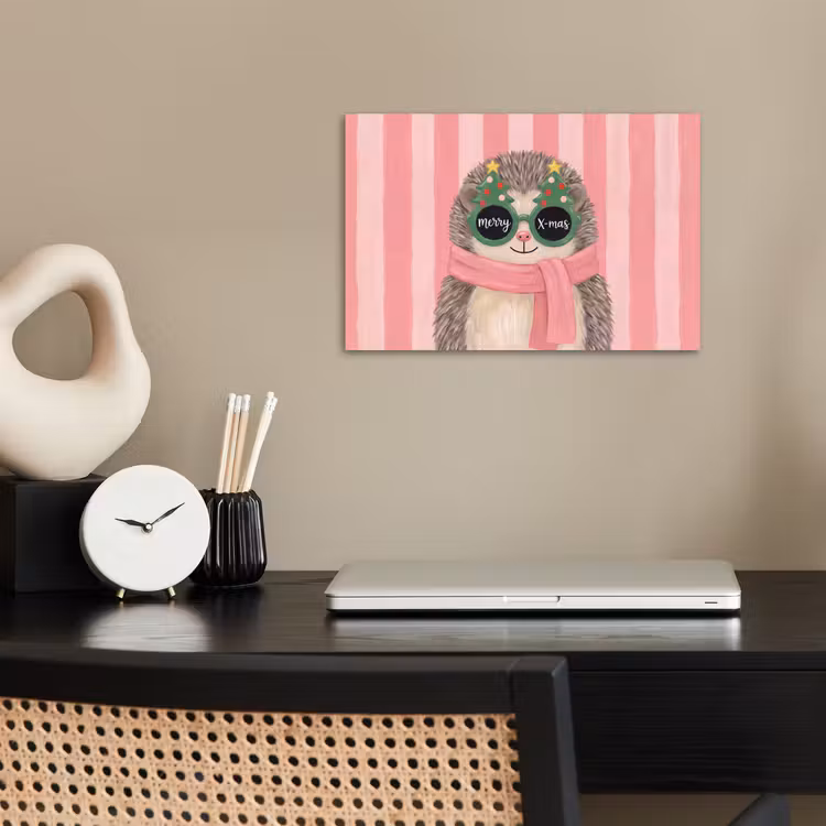 Poster - Egel - Kerst - Illustratie — 2