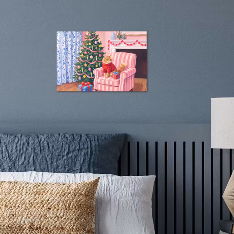 Poster - Kat - Kerst - Interieur — 3