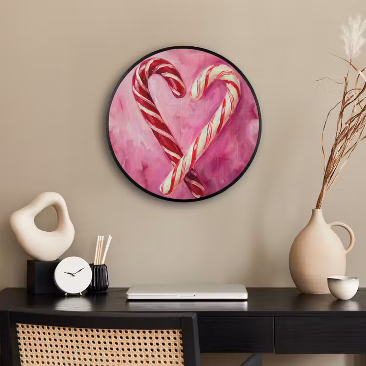Ronde fotolijst - Snoep - Hart - Roze — 3