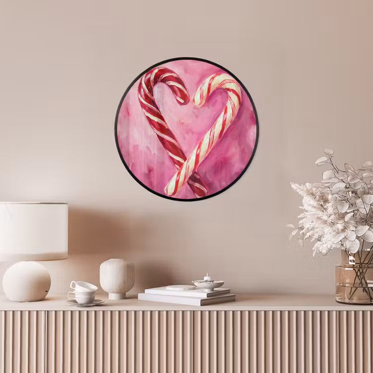 Ronde fotolijst - Snoep - Hart - Roze — 5
