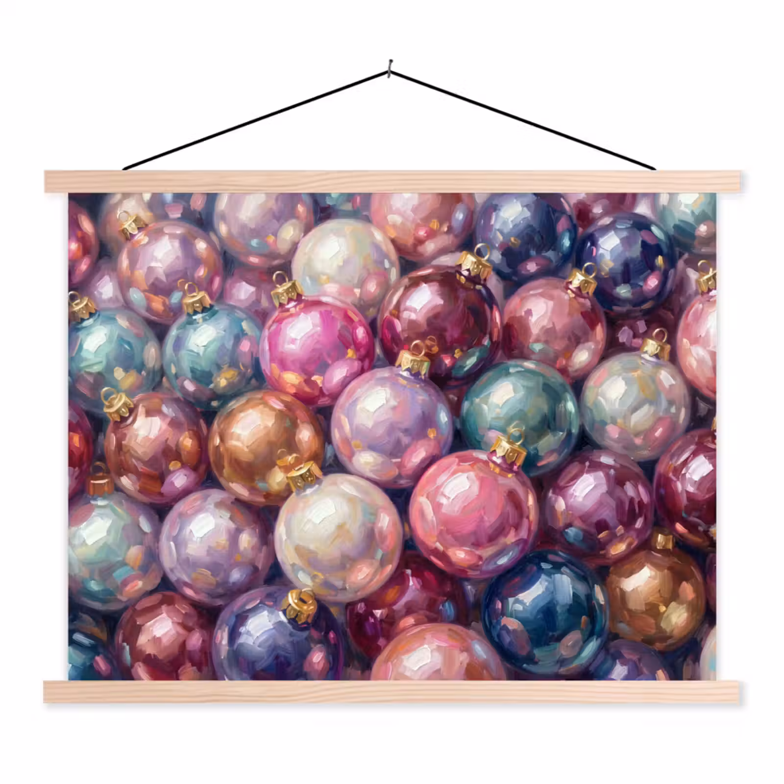 Schoolplaat - Kerstdecoratie - Kleurrijk - Feest — 1