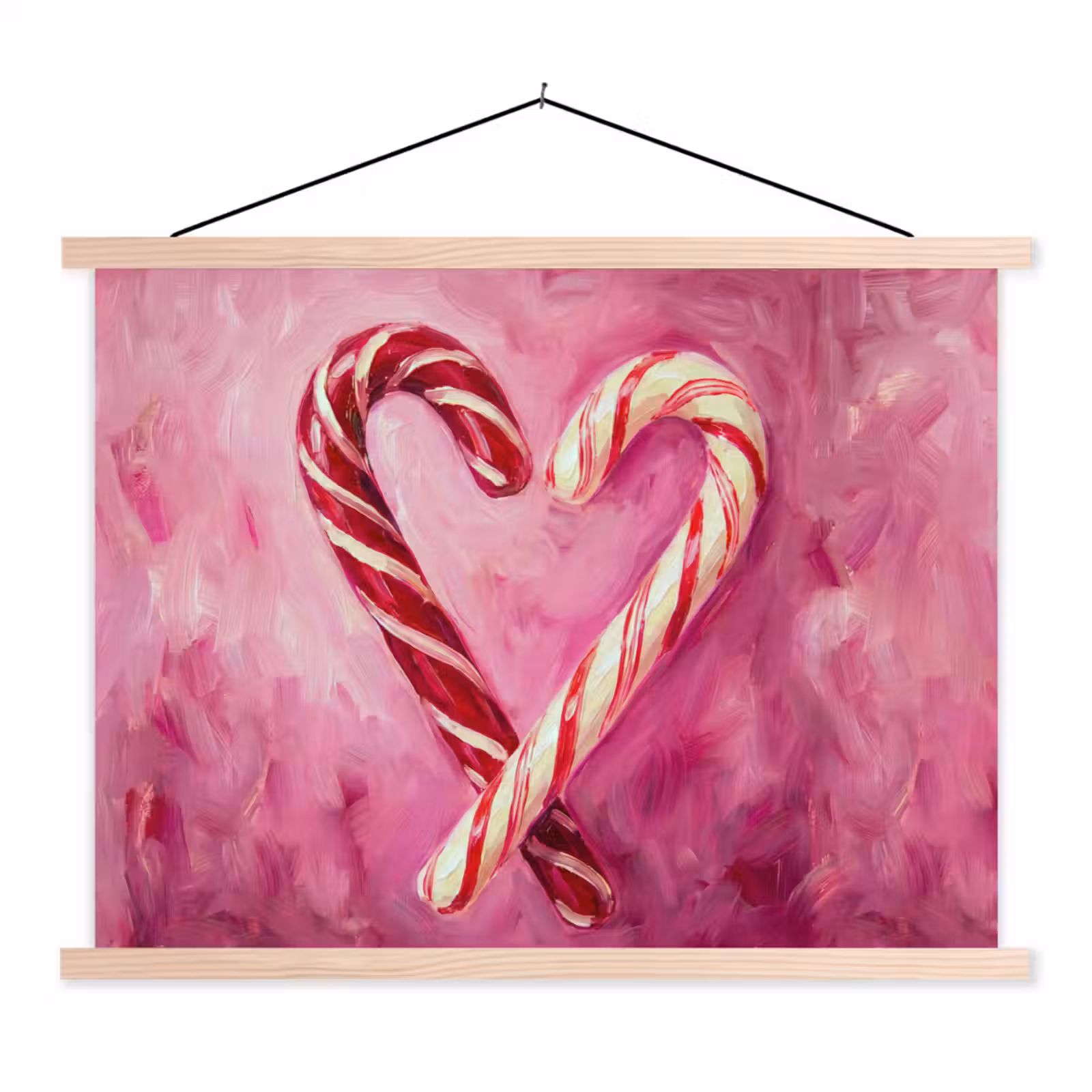 Schoolplaat - Snoep - Hart - Roze — 1