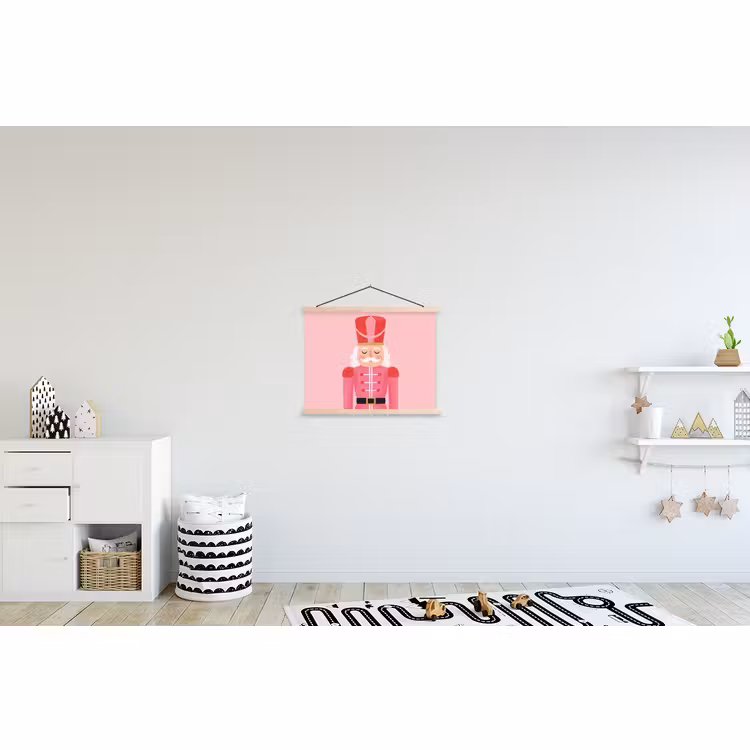 Schoolplaat - Notenkraker roze illustratie — 3