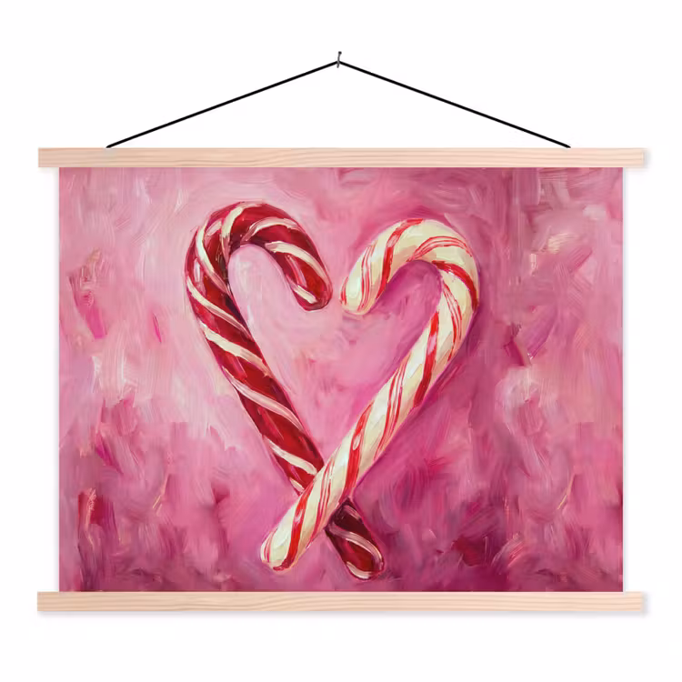 Schoolplaat - Snoep - Hart - Roze — 1