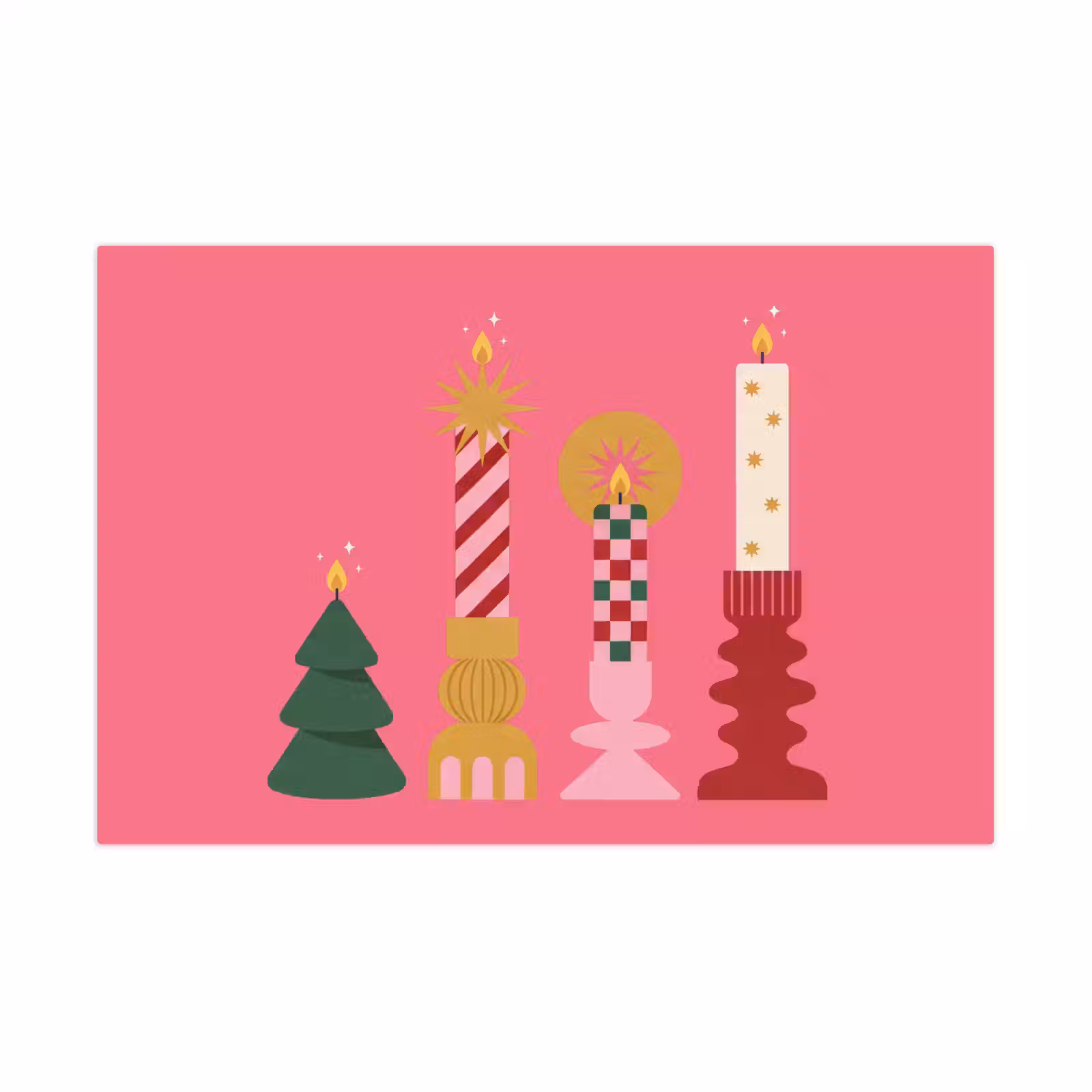 Speelkleed - Kaarsen - Feest - Roze — 1