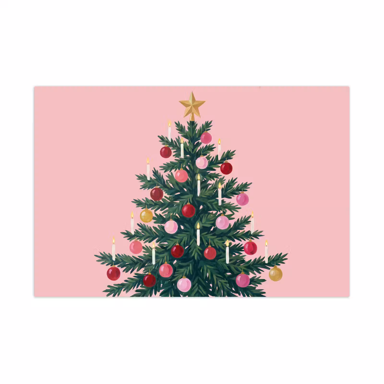 Speelkleed - Kerstboom - Kerst - Roze — 1