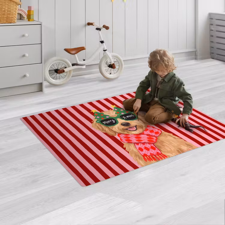 Speelkleed - Hond - Kerst - Rood — 2