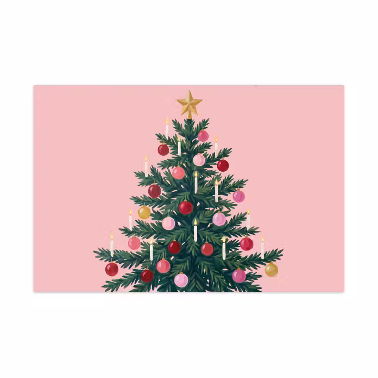 Speelkleed - Kerstboom - Kerst - Roze — 1