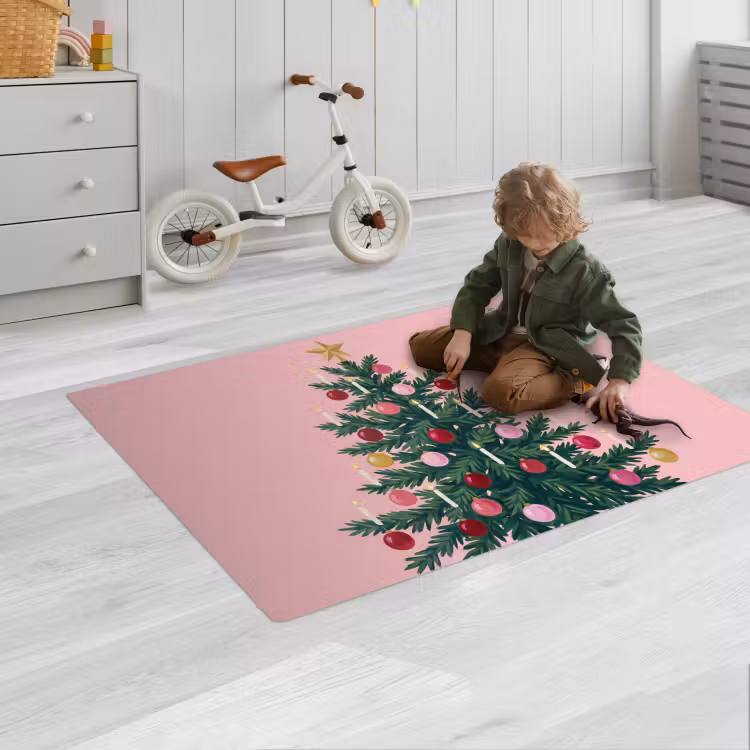 Speelkleed - Kerstboom - Kerst - Roze — 2