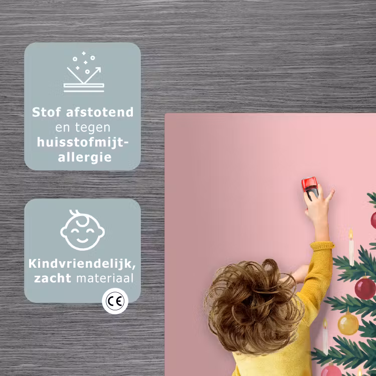 Speelkleed - Kerstboom - Kerst - Roze — 3