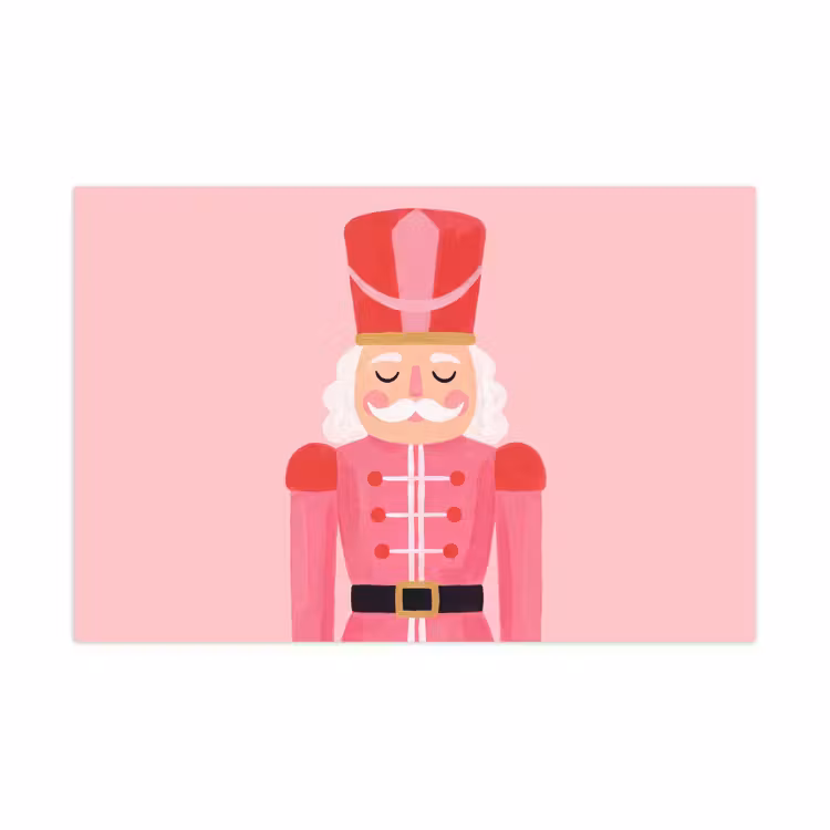 Speelkleed - Notenkraker roze illustratie — 1