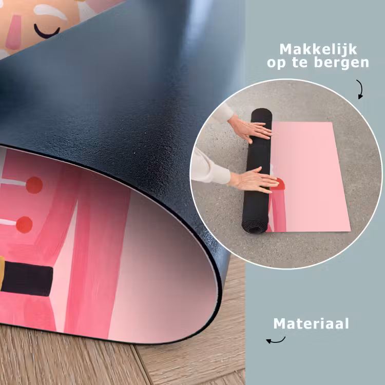 Speelkleed - Notenkraker roze illustratie — 6