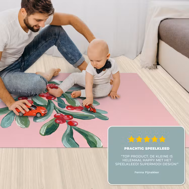 Speelkleed - Plant - Kerst - Roze — 5