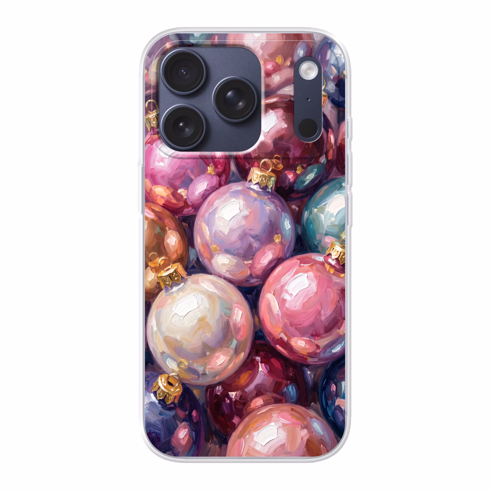 Telefoonhoesje - Kerstdecoratie - Kleurrijk - Feest — 1