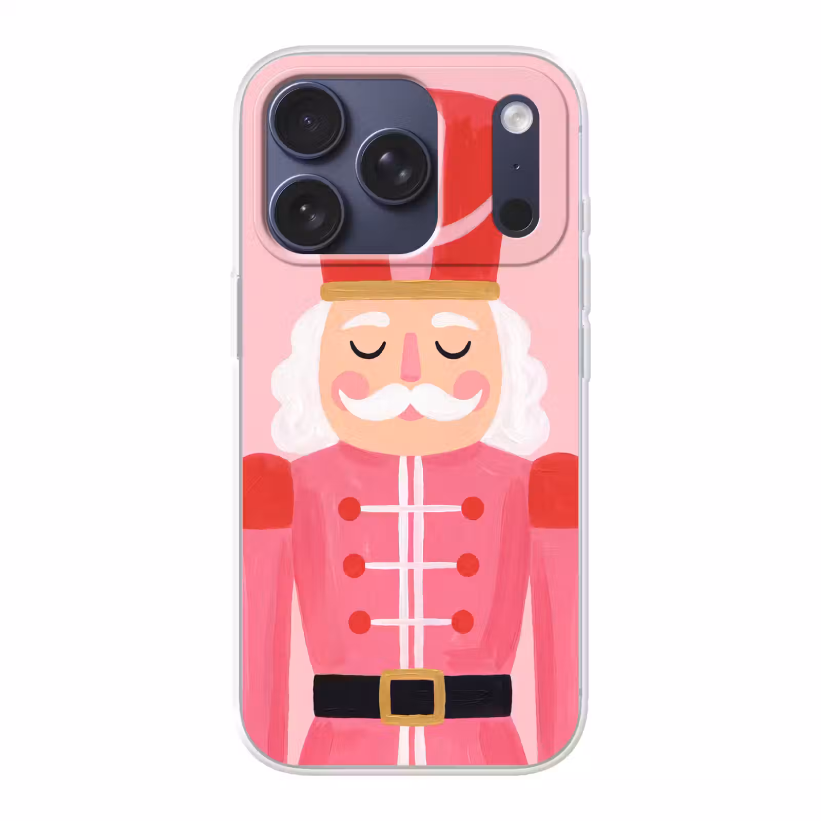 Telefoonhoesje - Notenkraker roze illustratie — 1