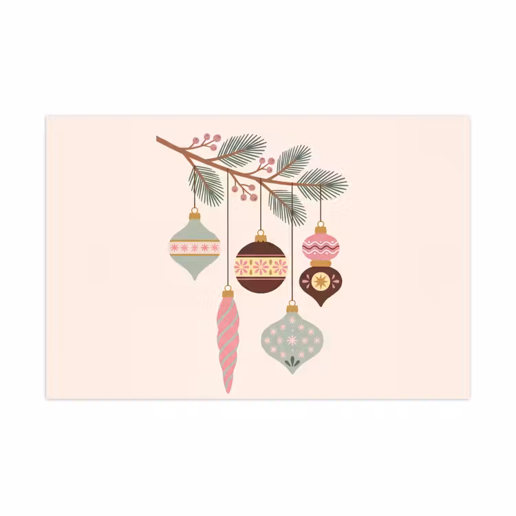 Speelkleed - Kerst - Ornamenten - Tak — 1