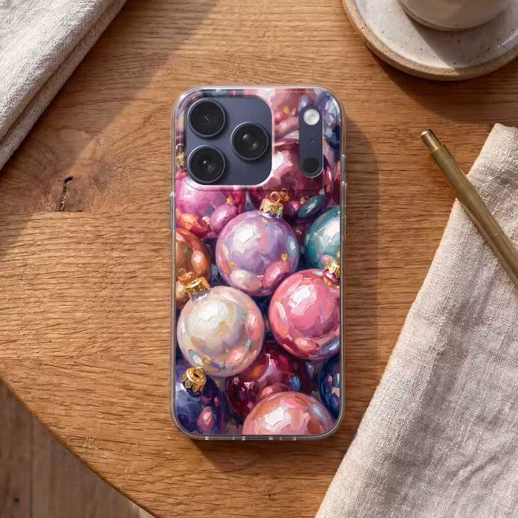Telefoonhoesje - Kerstdecoratie - Kleurrijk - Feest — 2