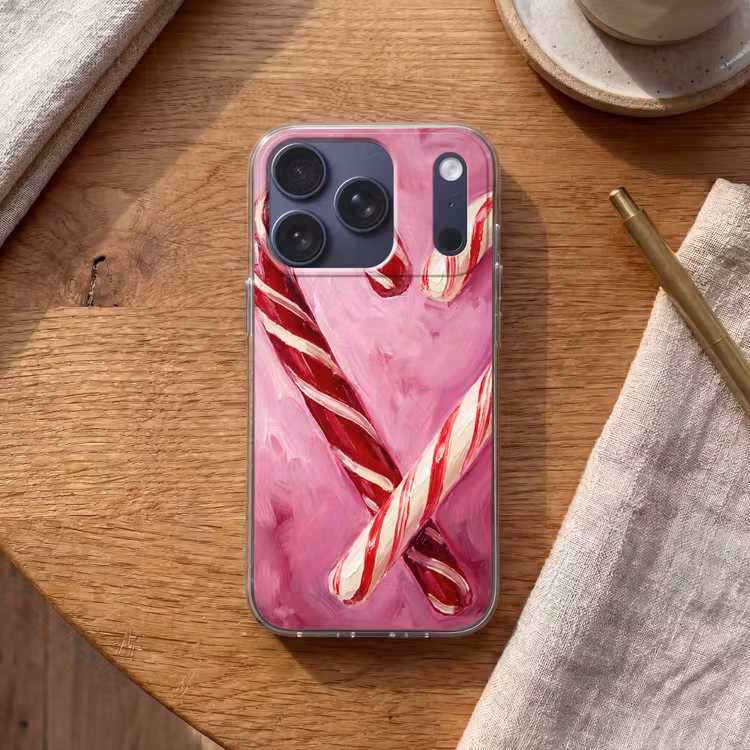Telefoonhoesje - Snoep - Hart - Roze — 2