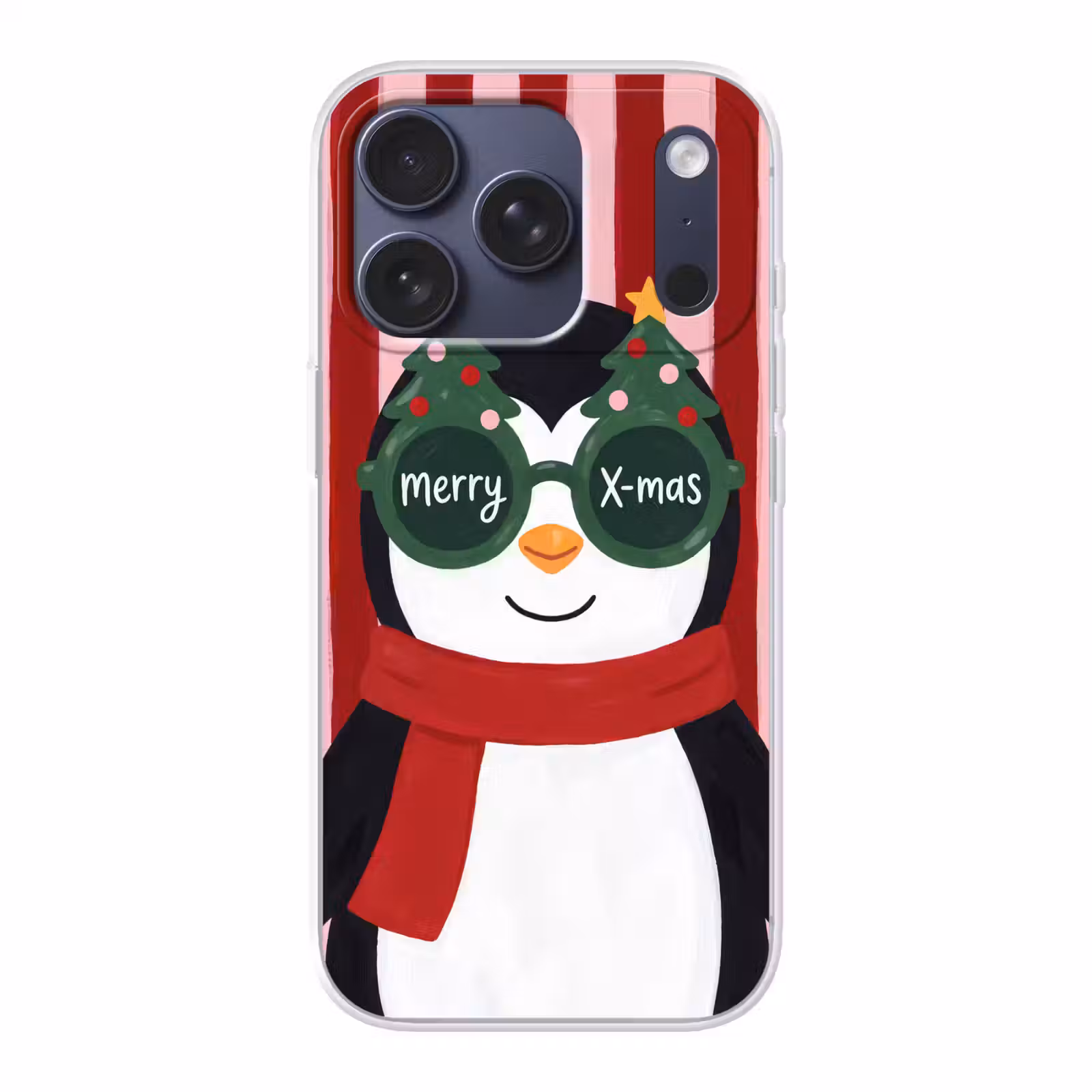 Telefoonhoesje - Pinguïn - Kerst - Illustratie — 1