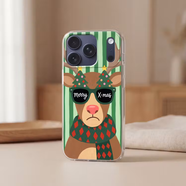 Telefoonhoesje - Rendier - Kerst - Illustratie — 3