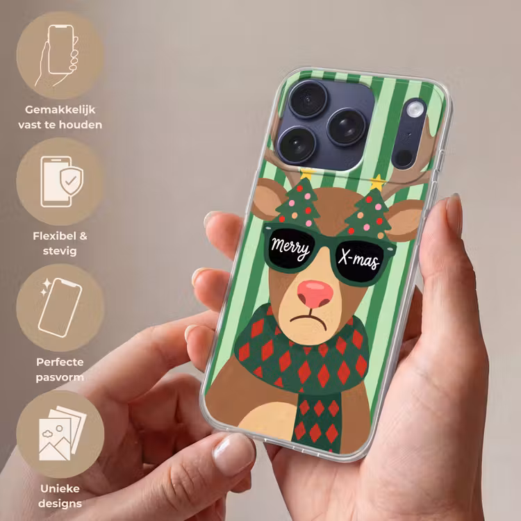 Telefoonhoesje - Rendier - Kerst - Illustratie — 4