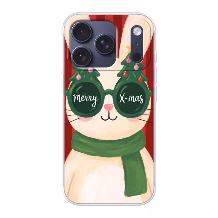 Telefoonhoesje - Konijn - Kerst - Dieren — 1