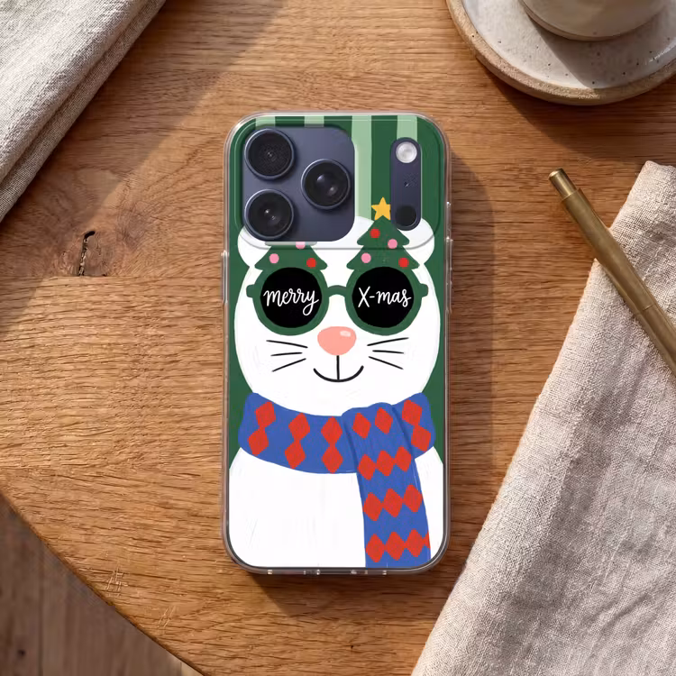 Telefoonhoesje - Dier - Winter - Cartoon — 2