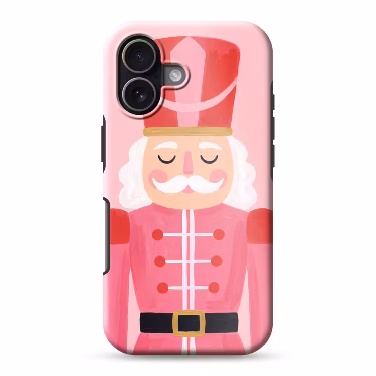 Telefoonhoesje Toughcase - Notenkraker roze illustratie — 1
