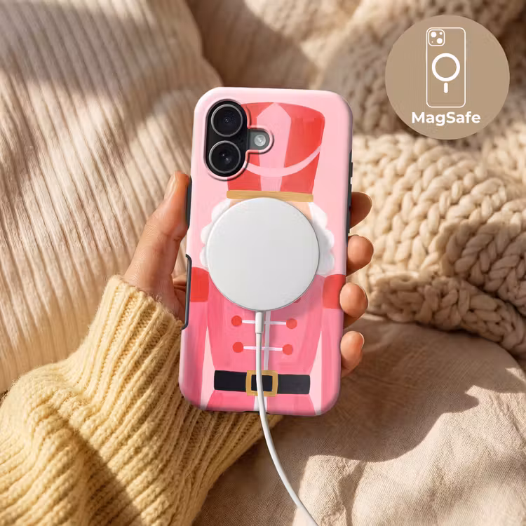 Telefoonhoesje Toughcase - Notenkraker roze illustratie — 8