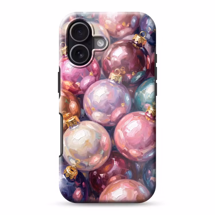 Telefoonhoesje Toughcase - Kerstdecoratie - Kleurrijk - Feest — 1