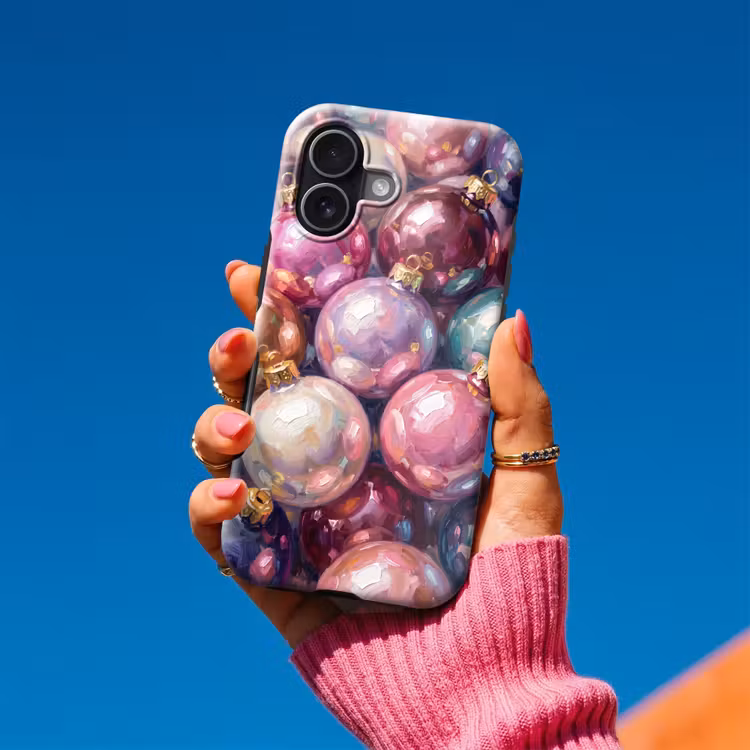 Telefoonhoesje Toughcase - Kerstdecoratie - Kleurrijk - Feest — 2
